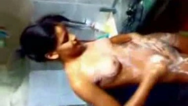 Desi Young Girl Bath