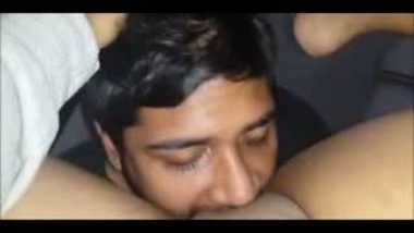 Hot desi Indian boy sucks and fingers bhabhi’s pussy