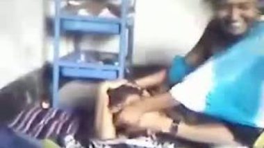 Bangladeshi guy prompting his girlfriend to kiss and hug his friend !