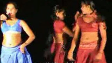Telugu Hot Girls Night stage dance 3
