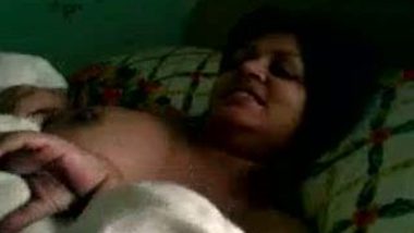 Indian sexy girl first time with her lover on cam