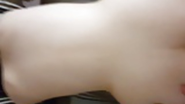 My white curvy fuck buddy on all fours taking my Indian dick