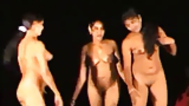 Indian Girls Dancing Nude in Public
