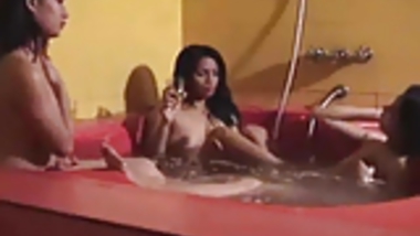Indian lesbian in bath