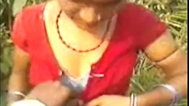 Indian Village Lady With Natural Hairy Pussy Outdoor Sex