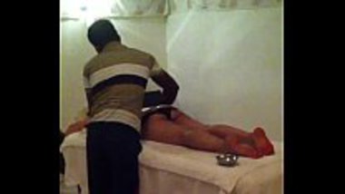 Hot MMS of a desi wife enjoying a nude massage