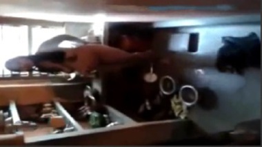 Indian Wife Cooking Naked In Kitchen