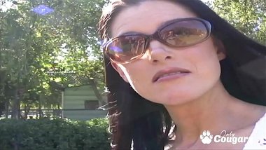 MILF India Summer Talked Into Fucking A Guy She Just Met