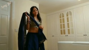 Forced to suck grand father's cock - young daughter in saree learns kamasutra, abused, molested and groped POV Indian