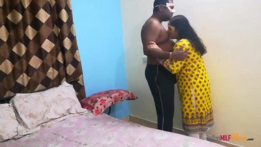Indian Shanaya Bhabhi In Eye Catching Desi Shalwar Suit Having Closeup Sex With Love
