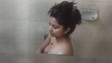 Indian hidden camera in bathroom
