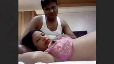 Desi Couple Bed Romance