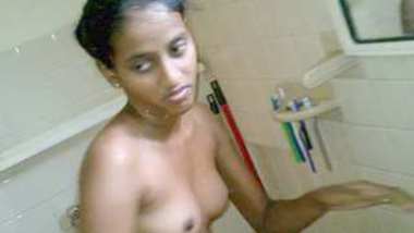 Desi girl bath after sex