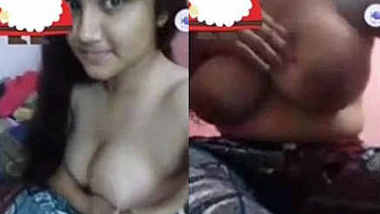 cute indian girl showing her boobs