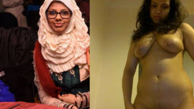 hot hijab girl nude selfie video