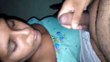 Horny Wife sucking dick hot Indian