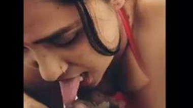 Desi wife licking hubby cock