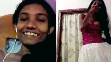 Desi teen showing on video call to lover part 1