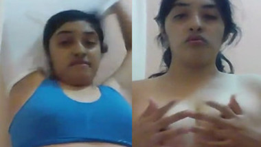 Indian Bhbabhi Showing Boobs and Hairy Pussy in Bathroom for Her Boyfriend