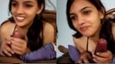 Sister do blowjob of Indian brother with HINDI audio