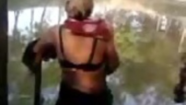 Bhabhi from Chittagaon Village caught by neighbor during outdoor bath