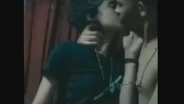 Desi Couple Kissing