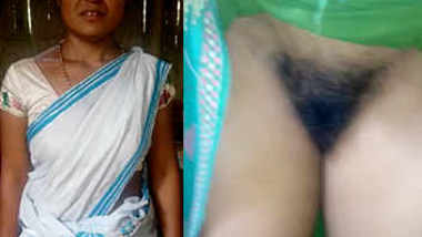 Obedient Desi woman forced to show lover her unshaved XXX snatch