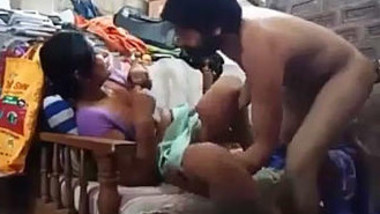 Bearded guy and Indian stepsister have sex in taboo porn video