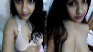 Bangladeshi beautiful cute girl flaunting her boobs on cam