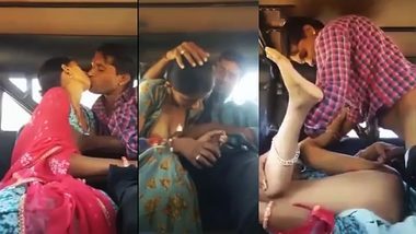 Indian brunette wife nailed and creampied by XXX partner in his car