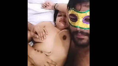 Desi Threesome Couple In Hotel with Hindi Audio