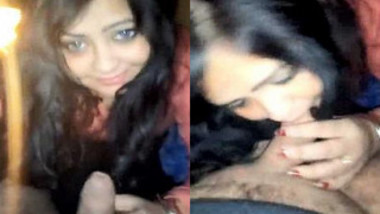 Accidental XXX excitement became fateful for Desi girl sucking cock