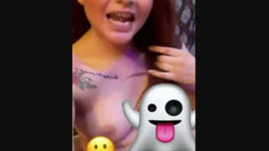 Jasmine Chouhan Topless Show on Insta Live Part 1