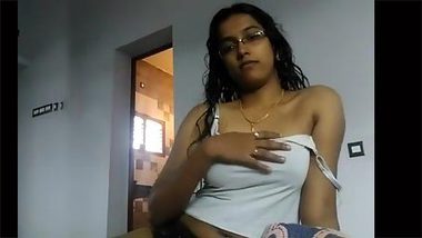 Shy Indian bookworm with pretty face decides to work as a XXX model