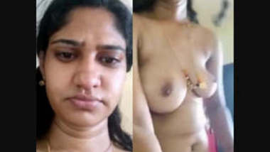 Hot desi bhabhi showing her big boobs leaked