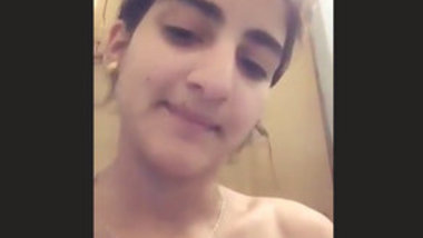 Cute Paki Teen showing boobs