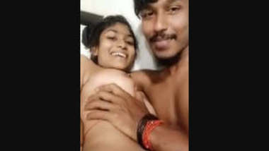 Sexy Tamil Girl boob sucked by Hubby