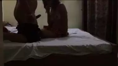 Indian bhabhi sex clip with hubby on hidden livecam