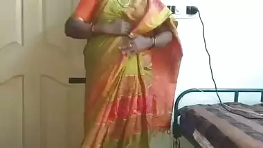 Indian desi maid forced to show her natural tits to home owner