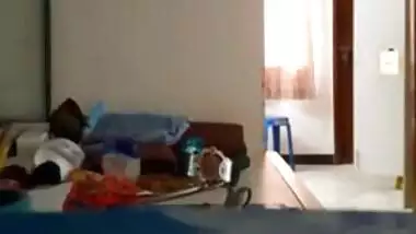 Tamil mom dress change spy hidden cam video