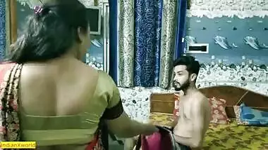 Indian hot village bhabhi best XXX sex with teen boy! with Dirty audio