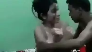 Hidden cam sex video with young Gujju randi
