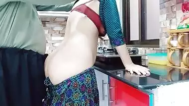 Pakistani Cute Milf Fucked In Kitchen While She...