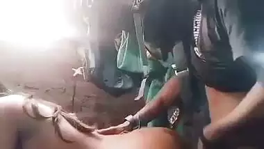 Village cousin sister fucking in standing doggy style