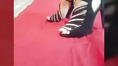 Indian High heels fetish