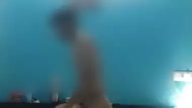 indian girl get fucked by his boyfriend in doggie style