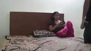 Indian Assam lady teacher rides at her student