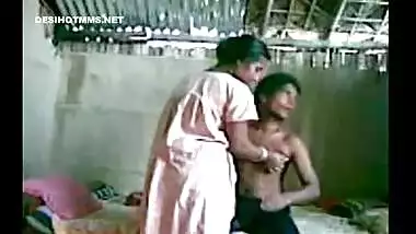 Village aunty rides cousin brother’s erected dick