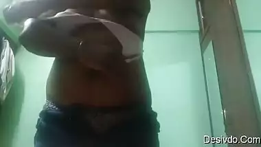 Slutty mallu wife Slapping her Tits, Pussy & Stripping