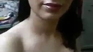 Hot Indian wife boobs show on cam for her lover